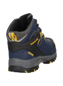 zapato azul de seguridad para hombre, con membrana waterproof y acolchado térmico para máxima protección.