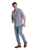 Camisa Segura K865 PANAMA JACK AZUL
