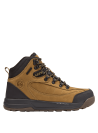 Botín outdoor camel de cuero para hombre, con interior cómodo y resistente a desgaste, adecuado para uso urbano y rural.