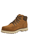 "Calzado outdoor masculino café, resistente y texturizado