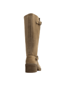 Bota de vestir camel para mujer, diseño funcional con detalles estéticos, perfecta para un estilo casual y diario.