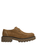 Calzado camel de cuero para mujer, ideal para uso diario o ocasiones relajadas, combina elegancia y funcionalidad.