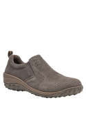 Calzado casual de cuero taupe para mujer, transpirable y versátil, ideal para viajes y eventos sociales relajados.