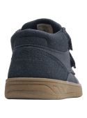 Calzado azul casual para niño, mezcla de cuero sintético y goma, asegurando elegancia y funcionalidad diaria.