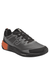 Zapatilla deportiva gris para hombre con cordones y detalles modernos, ideal para actividades intensas.