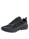 zapatilla azul de trail running masculina, perfecta para aventuras al aire libre con protección waterproof.