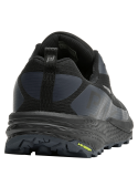 zapatilla azul de trail running para hombre, ideal para terrenos difíciles y resistente al agua.