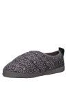 Pantufla con suela resistente y fácil calce, diseño animal print, estilo casual y cómodo para uso diario.