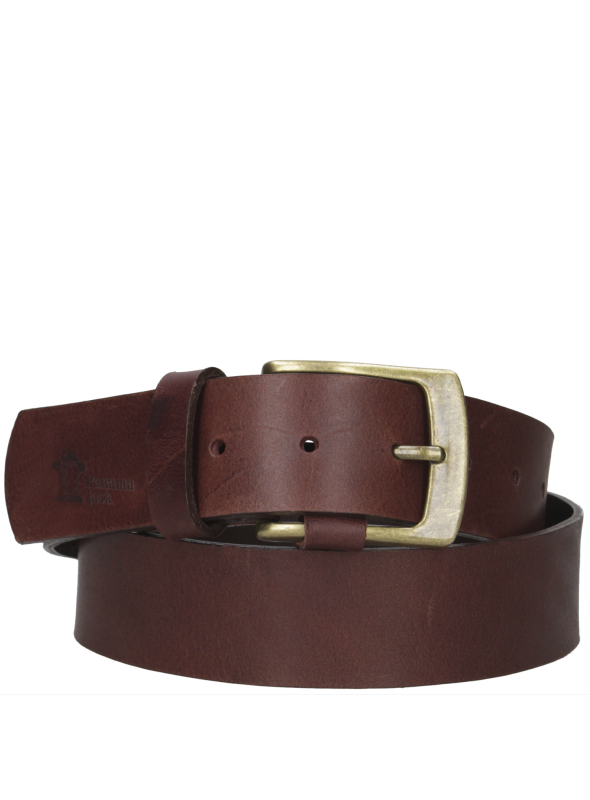 cinturón café hombre urbano 100% cuero ideal para uso diario