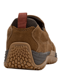 Zapato slip-on de cuero café claro para hombre, estilo outdoor casual-elegante.