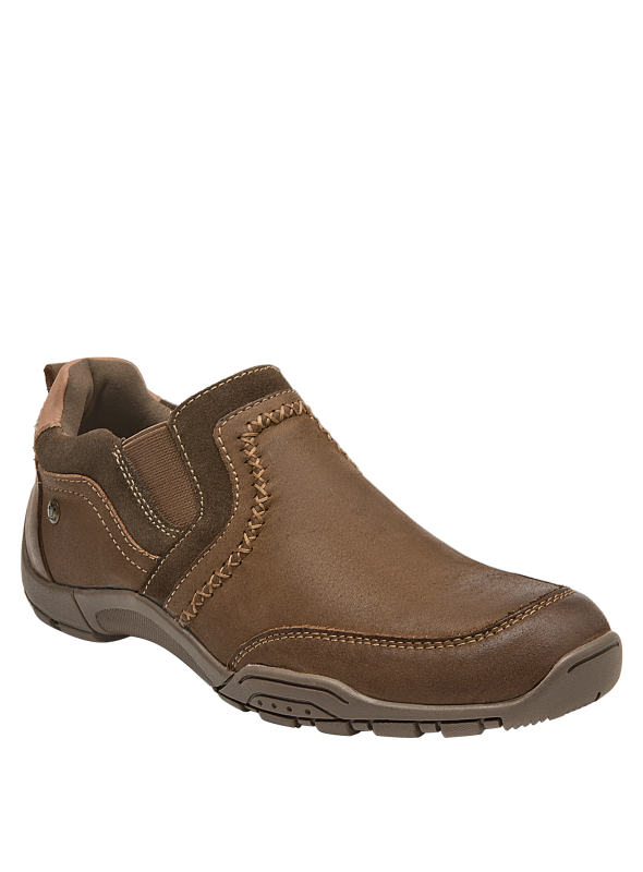zapatilla casual de cuero camel para mujer, resistente y adecuada para caminatas ligeras.