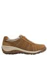 calzado de cuero camel estilo athleisure para mujer con detalles elegantes y versátiles