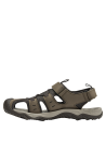 Sandalia de hombre en tonos marrones con velcro, ideal para paseos por el campo o la ciudad.