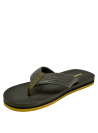 Sandalia verde oliva de hombre con diseño casual y tirante decorativo, ideal para un estilo veraniego relajado.