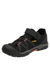 Calzado infantil sintético con textura de malla, correa de velcro ajustable para un ajuste práctico.