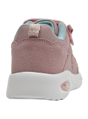 zapatilla rosada de niña con diseño moderno y cómodo, material sintético y malla transpirable