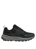zapatilla negra con amortiguación avanzada, combinable con ropa deportiva o casual