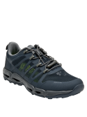Zapatilla athleisure azul para caminatas y estilo casual urbano.