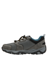 zapatilla gris sintética para niño con punta redonda y capellada fácil de cuidar, perfecta para el día a día.