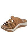 Sandalia camel de estilo outdoor con suela de 4.5 cm para comodidad diaria.