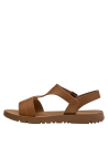 Sandalia infantil camel, diseño atemporal con taco plano, perfecta para el día a día.