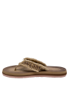Sandalia camel de mujer, perfil moderno y versátil, combinable con atuendos casuales.