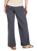 Pantalón de Tencel azul para mujer, suave y fluido, ideal para un look diario pulido.