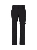 Prenda masculina negra, pantalón versátil, largo completo, perfecto para combinar con camisas o poleras.