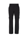 Prenda masculina negra, pantalón versátil, largo completo, perfecto para combinar con camisas o poleras.