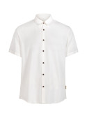 Tejido ligero y respirable en lino y algodón, ideal para días cálidos y looks relajados.