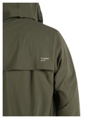 Cortaviento verde para hombre, versátil y de rápido secado, perfecto para combinar con diversas prendas.