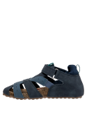Sandalia casual azul para niño, material sintético fácil de limpiar, perfecta para paseos.