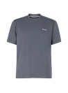 Polera casual gris para hombre, terminaciones prolijas, ideal para capas.