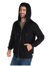 Polerón negro para hombre, estilo versátil para looks urbanos o sport.
