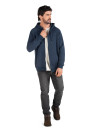 Diseño limpio y clásico en polerón azul para hombre, perfecto para uso diario.