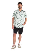 Short negro casual para hombre, tejido suave y elástico para confort diario.