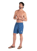 Traje azul de hombre en poliéster y elastano, saco de líneas limpias para eventos formales.