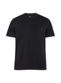Tejido suave de algodón negro, perfecto para uso diario en combinaciones urbanas y relajadas.