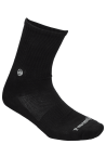 Calcetines negros unisex, ideales para combinar con zapatillas urbanas.