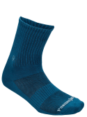 Calcetines unisex azules con puño elástico para ajuste cómodo y flexible.