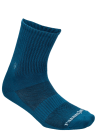 Calcetines unisex azules con puño elástico para ajuste cómodo y flexible.