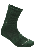 Diseño versátil de calcetines verdes unisex que combina con varios looks, desde casuales hasta urbanos.