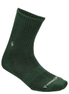 Diseño versátil de calcetines verdes unisex que combina con varios looks, desde casuales hasta urbanos.