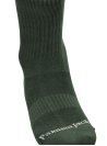 Calcetines verdes unisex confeccionados en algodón, poliéster y elastano, perfectos para actividades casuales.