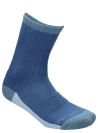 Composición de calcetines celestes unisex en lana Merino para comodidad diaria.