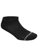 Calcetines negros versátiles para looks casuales o formales, cómodos y resistentes.