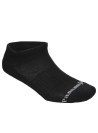 Calcetines negros versátiles para looks casuales o formales, cómodos y resistentes.