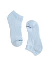 Calcetines unisex celestes para entrenamientos ligeros con zapatillas de running.
