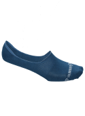 Calcetines azules unisex, confeccionados en algodón, poliamida y elastano para ajuste flexible.