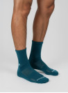 Calcetines casuales unisex azules con diseño clásico y tejido de densidad media.